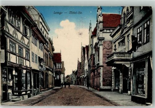 Lemgo 1912 Mittelstraße