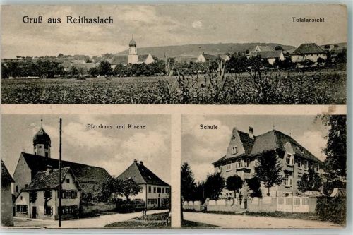 Raithaslach Pfarrhaus Kirche Schulhaus
