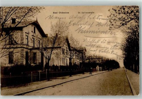 Bad Oldesloe 1913 Große Salinenstraße Villen