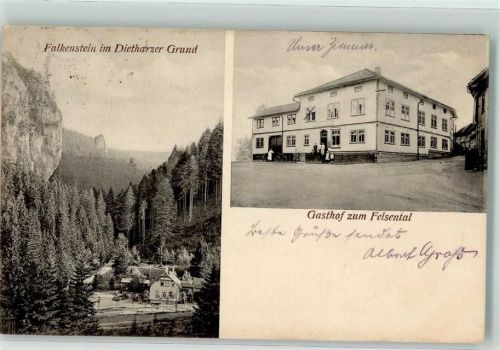 Tambach-Dietharz Falkenstein Dietharzer Grund Gasthaus zum Felsental