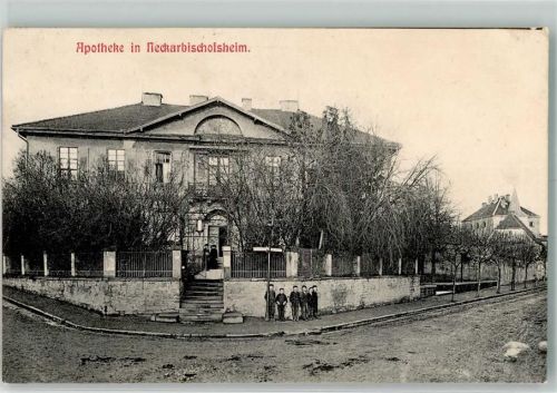 Neckarbischofsheim 1909 Apotheke