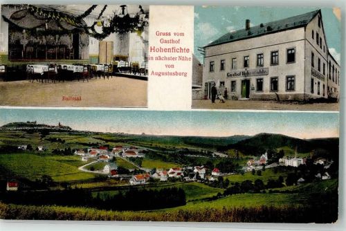 Augustusburg Gasthaus Hohenfichte Ballsaal