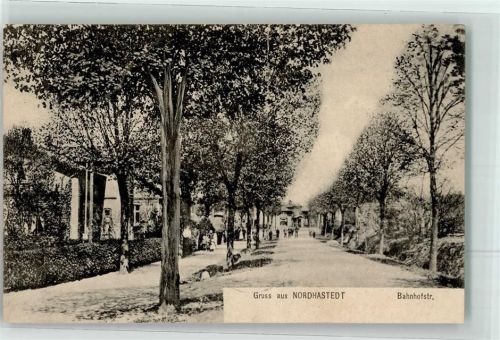 Nordhastedt 1906 Bahnhofstraße