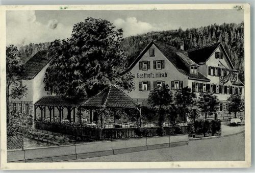 75399 W7267 Unterreichenbach , Kr Calw - Gasthaus zum Hirsch