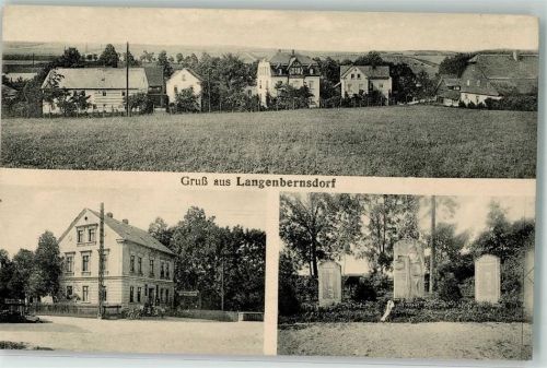Langenbernsdorf Kriegergedächtnisstätte Gasthaus
