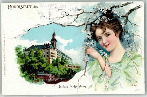 Rudolstadt 1903 Schloss Heidecksburg