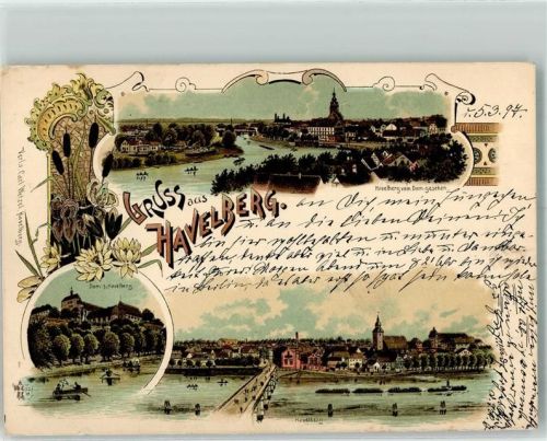 Havelberg 1897 Dom zu Havelberg Havel