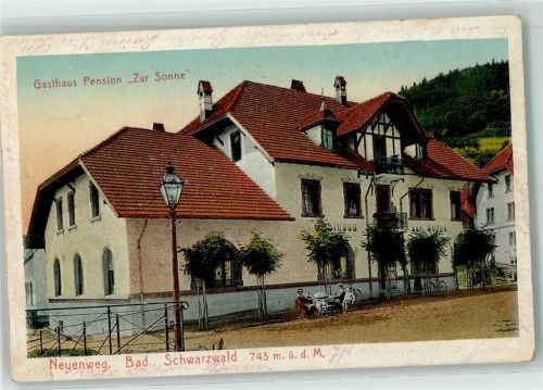 Neuenweg Gasthaus Pension zur Sonne Laterne Fahrrad