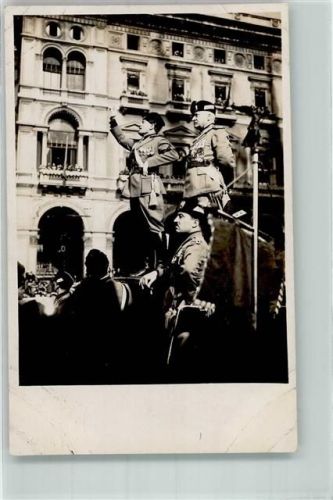 1925 Der Duce spricht auf einer Kundgebung
