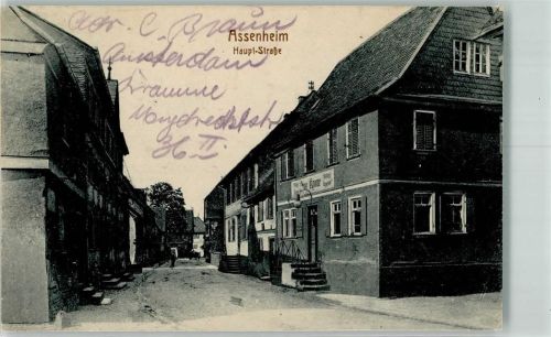 Assenheim, Hess Haupt-Straße Gasthaus zur Krone