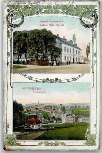 Hartenstein 1912 Gasthaus Schützenhaus