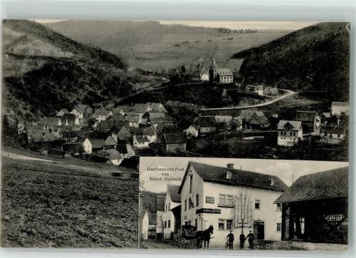 61276 W6395 Rod an der Weil 1913 - Gasthaus zur Post Kutsche