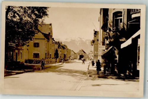 Freilassing Hauptstraße Bäckerei Radfahrer Ort lt. Fotograf