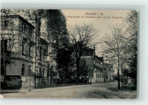 Neustadt 1911 König Straße Neustädter Bank Kgl. Amtsgericht