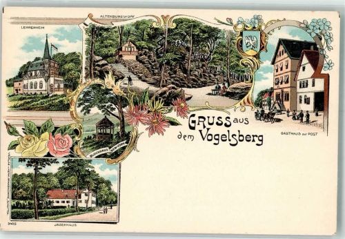 Schotten Vogelsberg Blockhaus New York Jägerhaus Lehrerheim Altenburgskopf