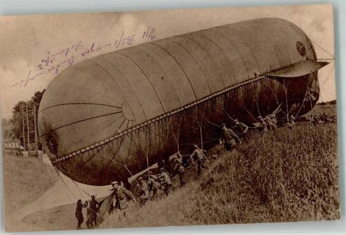 1915 Militär Fesselballon Feldpost Bayer. Res. Inf. Rgt. 2 , 1. Komp. Feldpost 1. Bayer. Res. Division