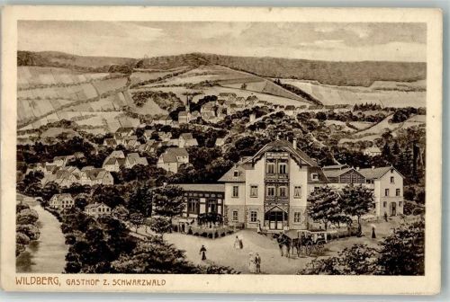 Wildberg 1913 Gasthaus z. Schwarzwald