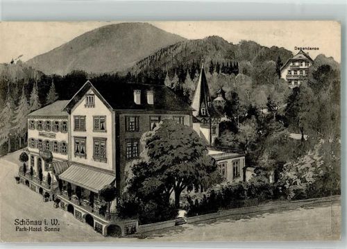 Schönau 1912 Hotel "Sonne" Dependance