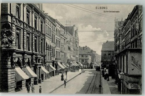 Elbing 1908 Schmiedestrasse