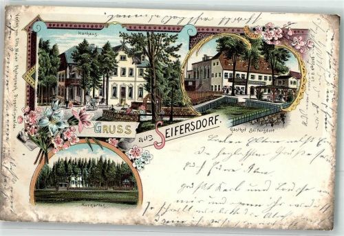 Seifersdorf 1900 Kurhaus Gasthaus Seifersdorf