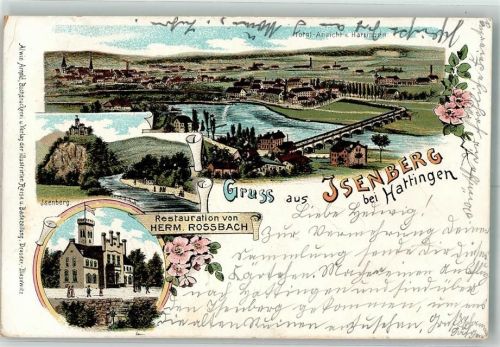 Hattingen Isenberg Gasthaus Rossbach Ruhrbrücke