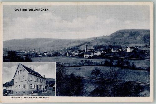 Dielkirchen Gasthaus-Bäckerei Krebs Ev. Kirche