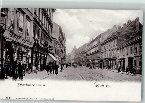 Wien Schönbrunnerstraße Straßenbahn