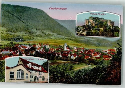 Oberlenningen Burgruine Hohen-Neuffen Gasthaus zum Adler