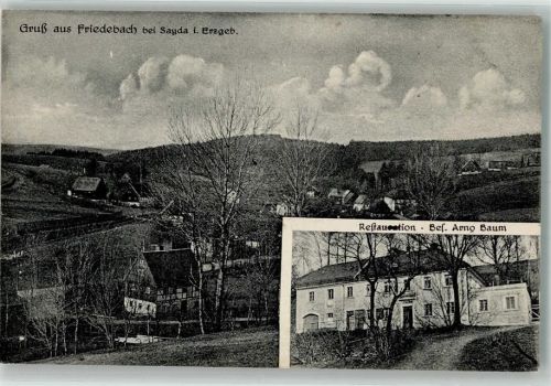 Friedebach Gasthaus Baum Bahnpost Zug 5367