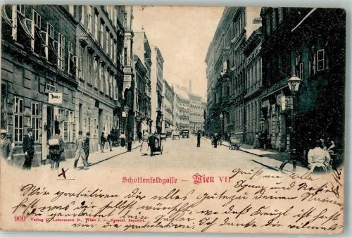 Wien 1899 Schottenfeldgasse
