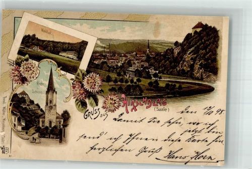 Hirschberg 1898 Waldlust Dorfkirche Schloss Verlag Ottmar Zieher-München