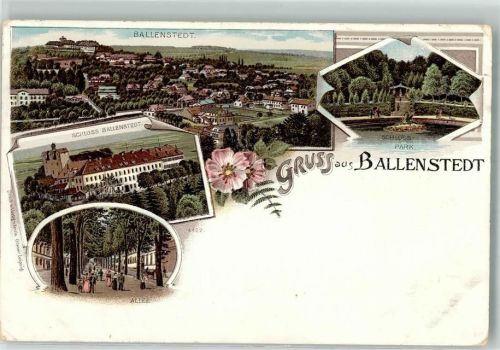 Ballenstedt Schloß Ballenstedt Schloßpark Allee