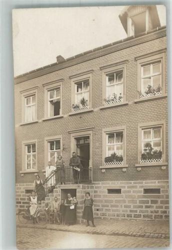 Saarlouis Wohnhaus Fahrrad Ort handschriftlich