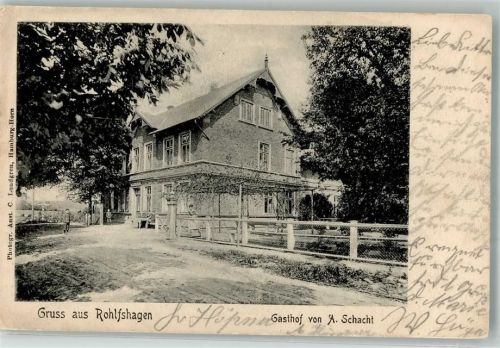 Rohlfshagen 1903 Gasthaus A. Schacht