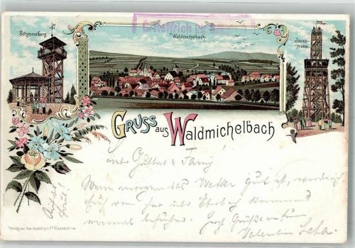 Wald-Michelbach 1897 Schimmelberg Ireneturm