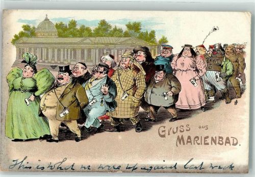 Marianske Lazne Judaika Ottmar Zieher Lithographie