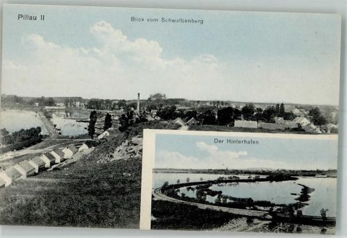 Baltijsk Pillau Foto AK Hafen