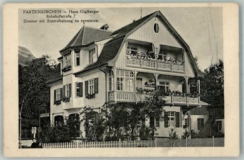 Partenkirchen Pension Haus Giglberger Bahnhofstrasse 7