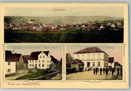 Oberaltertheim Gasthaus zum gold. Löwen Schule