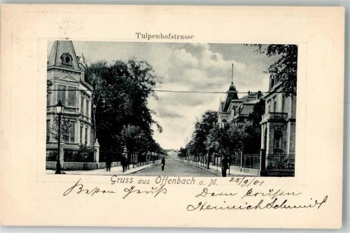Offenbach 1901 Tulpenhofstraße
