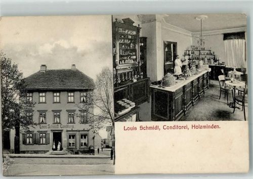 Holzminden Louis Schmidt Gasthaus Konditorei