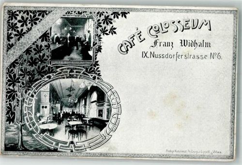 Wien Cafe Colosseum Nussdorfer Straße