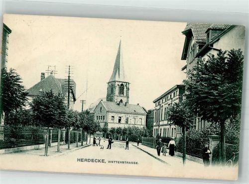 Herdecke 1907 Wetterstraße