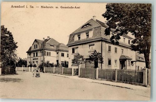 Arnsdorf Niedererstraße Gemeinde-Amt Bollerwagen
