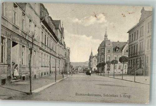 Schlettau 1910 Bismarckstraße