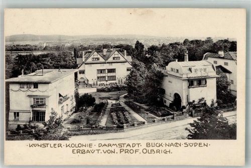 Darmstadt 1918 Künstler Kolonie erbaut von Prof. Olbrich