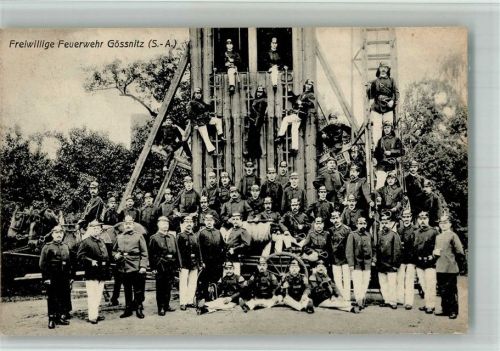 Gößnitz 1908 Freiwilligen Übung BOAKC