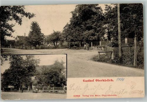 Oberhäslich 1900 Gasthaus Oberhäslich