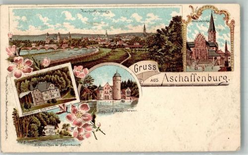 Aschaffenburg Stiftskirche Schloss Mespelbrunn Jagdschloss Rohrbrunn