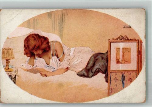 Jugendstil Liebesbrief Erotik